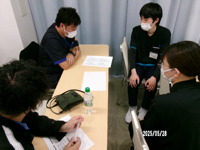 第一段階（松）研修中の様子